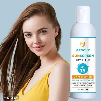 Fresh and Light Sun Protection  Sunscreen Body Lotion with Cooling Sensation