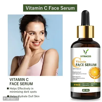 Vitamin C Serum Natural Ingredients with The Essential Vitamins and Hyaluronic Acid