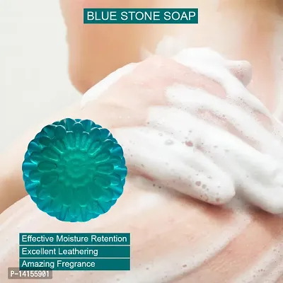 Blue Stone Soap - The Natural Choice For A Healthy And Beautiful Skin Pack Of 3-thumb2