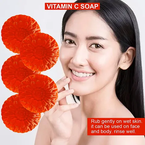 Vitamin C Soothing Soap With Chamomile Extract For Calm And Soothing Skin Multipack