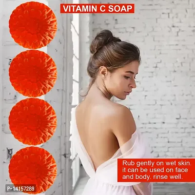 Vitamin C Brightening Bathing Bar With Licorice Extract For Even Skin Tone Pack Of 4