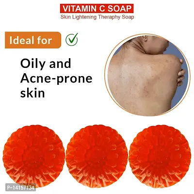 Vitamin C Antioxidant Soap For Protecting And Nourishing Skin Pack Of 3-thumb0