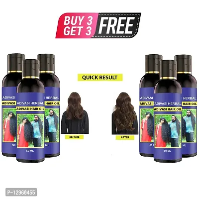 Adivasi keshe bhring raj hair oil ADIVASI KESHA BHRING RAJ HAIR OIL  50) Hair Oil   50ml) BUY 3 GET 3 FREE-thumb0