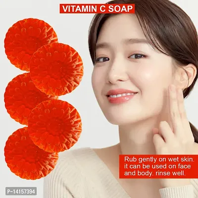 Vitamin C Radiant Skin Soap With Turmeric Extract For A Bright And Radiant Complexion Pack Of 5