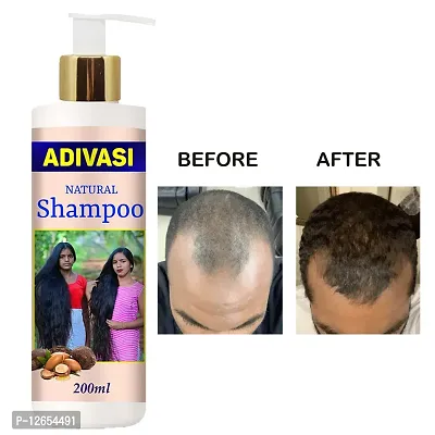 Adivasi Ayurvedic Products Adivasi Nunar Kesh Growth Nelambari Maharishi Bringaraj Kasturi Sanjivani Mysore Omkar Shiv Shakti Shampoo&nbsp;&nbsp;(200 Ml)