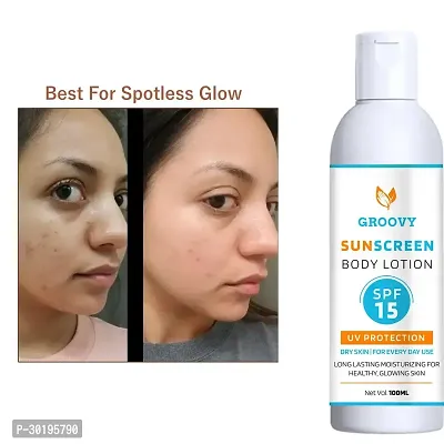 Oil-Free Sunscreen Body Lotion 100ml for Acne-Prone Skin