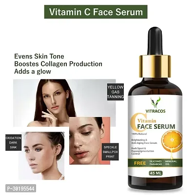 Vitamin C Serum Natural Ingredients with The Essential Vitamins and Hyaluronic Acid