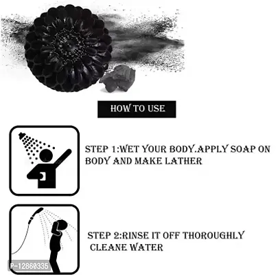 Activated Charcoal Soap For Deep Cleaning (100 G)-thumb4