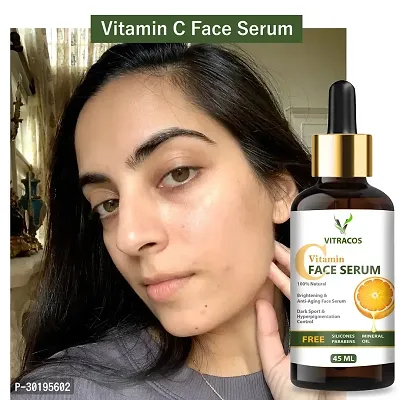 Vitamin C Serum Natural Ingredients with The Essential Vitamins and Hyaluronic Acid