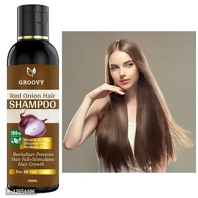 Premium Onion Methi(Fenugreek) Shampoo Help For Rapid Hair Growth,Anti Hair Fall,Split Hair And Promotes Softer And Shinier Hair 100Ml-thumb0