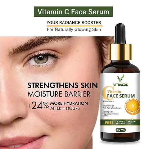 VITRACOS Vitamin C Serum Natural Ingredients With The Essential Vitamins And Hyaluronic Acid