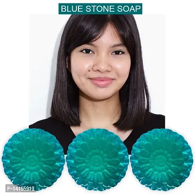 Get Refreshed With Blue Stones Natural Soap Pack Of 3-thumb0