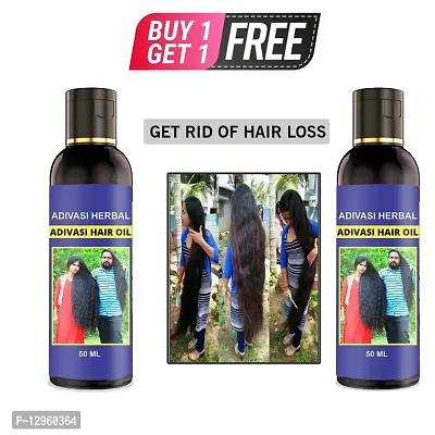 ADIVASI AYURVEDIC PRODUCTS adivasi maruthi nelambari Kasturi mysore mama growth adivasi hair oil Hair Oil   50 ml) BUY 1 GET 1 FREE-thumb0