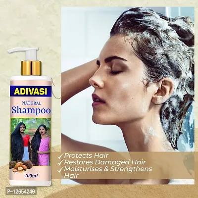 Adivasi Kasturi Natural/Ayurvedic Shampoo Hair Shampoo (200 Ml) (Pack Of 1)Buy 1 Get 1 Free-thumb4