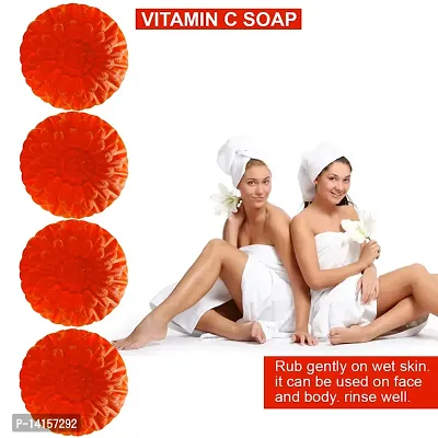 Vitamin C Energizing Soap With Ginger Extract For An Invigorating Bathing Experience Pack Of 4-thumb0