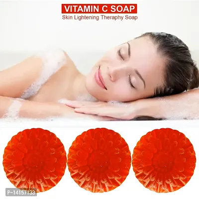 Vitamin C Moisturizing Soap For Soft And Supple Skin Pack Of 3