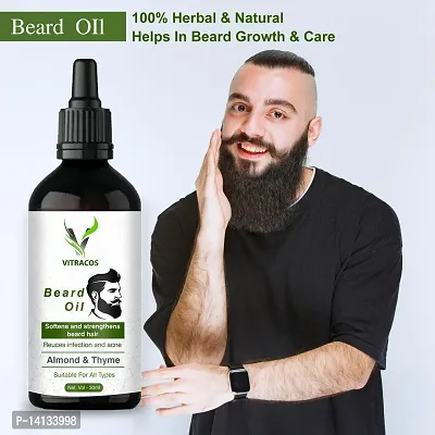 Essential New  Advanced Beard Growth Oil For Men - (30Ml) - Mooch Oil - Dadhi Oilnbsp;