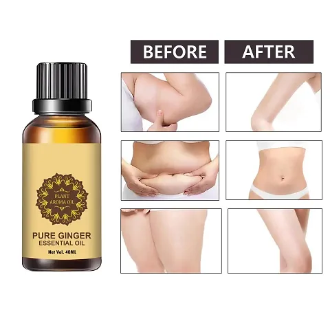 Ginger Essential Oil Ginger Oil Fat Loss Belly Fat Reduce Oil, Weight Loss Massage Oil, Fat Burner Oil For Women, Slimming Oil, Weight Loss Oil