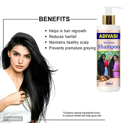 Adivasi Hair Regrowth And Hair Fall Control Hair Shampoo  (200 Ml)-thumb0