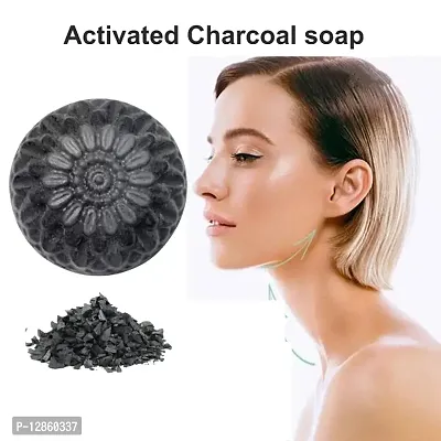 Activated Charcoal Soap Pack Of -1&nbsp;&nbsp;(100 G)-thumb0