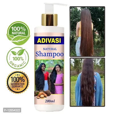 Adivasi Herbal Premium Quality Hair Shampoo For Hair Regrowt Hair Shampoo With Oil 200Ml+100Ml Pack Of 2-thumb4