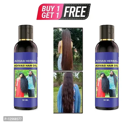 Adivasi Ayurvedic Herbal Hair Growth 50 ml Hair Oil   50 ml) BUY 1 GET 1 FREE-thumb0