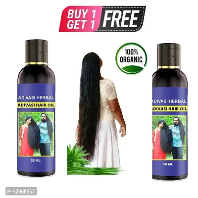 Adivasi neelambari Hair oil for regrowth  hairfall, 100% adivasi natural herbal hair oil Hair Oil   50 ml) BUY 1 GET 1 FREE-thumb0