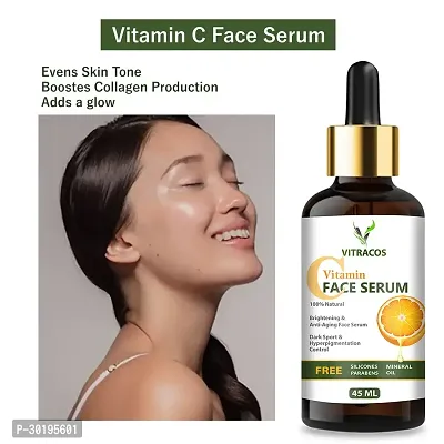 Vitamin C Serum Natural Ingredients with The Essential Vitamins and Hyaluronic Acid