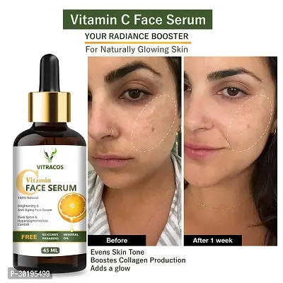 Vitamin C Serum Natural Ingredients with The Essential Vitamins and Hyaluronic Acid