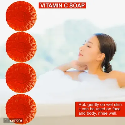 Vitamin C Revitalizing Soap With Orange Peel Extract For Revitalized Skin Pack Of 4-thumb0