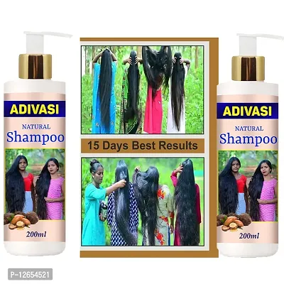 Adivasi Jadibuti Hair Shampoo  Hair Shampoo With Oil 200Ml With 100Ml Pack Of 2