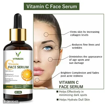 Vitamin C Serum Natural Ingredients with The Essential Vitamins and Hyaluronic Acid