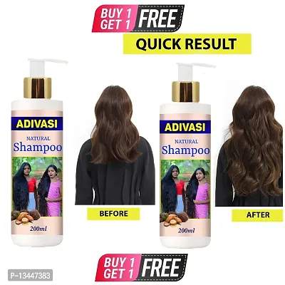 Adivasi Neelambari Hair Care Pure Ayurveda Herbal Hair Shampoo Hair Shampoo (200Ml)Buy 1 Get 1 Free-thumb0