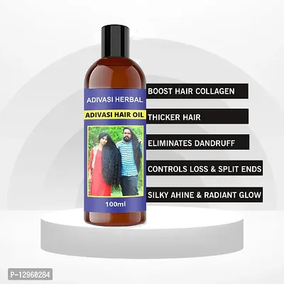 Adivasi Neelambari hair care Herbal ayuvedic hair growth oil 100ml Hair Oil   100 ml)-thumb0