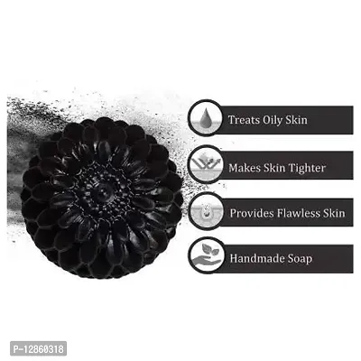 Charcoal Soap For Deep Pore Cleansing And Flawless Skin 100 Gms&nbsp;(100 G)-thumb0