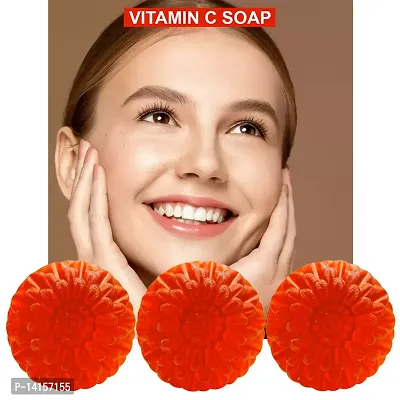 Vitamin-C Gentle Cleansing Soap For Sensitive Skin Pack Of 3-thumb0