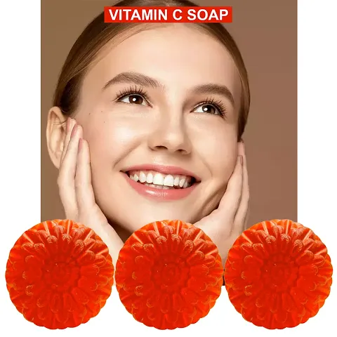 Vitamin C Anti-Aging Soap With Collagen And Hyaluronic Acid For Youthful And Firm Skin Multipack