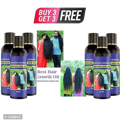 Adivasi Neelambari Ayurvedic Herbal Hair Growth  50 ml) Hair Oil   50 ml) BUY 3 GET 3 FREE-thumb0