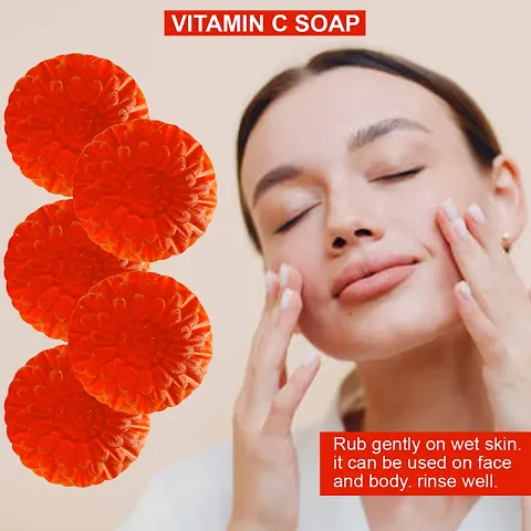 Vitamin C Soothing Soap With Chamomile Extract For Calm And Soothing Skin Multipack