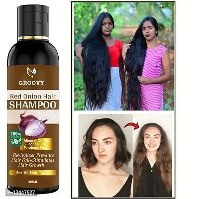 Premium Onion Methi(Fenugreek) Shampoo Help For Rapid Hair Growth,Anti Hair Fall, Split Hair And Promotes Softer And Shinier Hair 100Ml