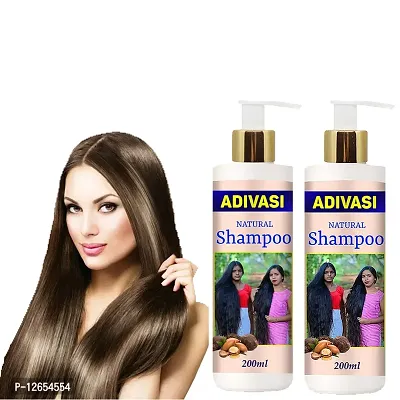 Adivasi Neelambari Kasturi Herbal Shampoo For Women And Men For Hair Long Shampoo Shampoo With Oil 200Ml With 100Ml Pack Of 2