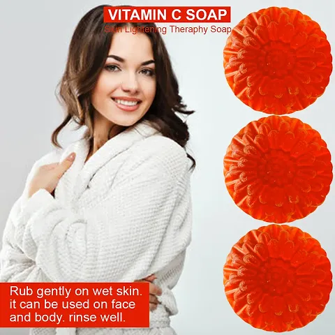 Vitamin C Anti-Aging Soap With Collagen And Hyaluronic Acid For Youthful And Firm Skin Multipack