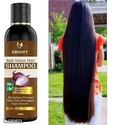 Onion Hair Shampoo For Long Hair, Hair Growth (Women And Men) Hair Shampoo 100 Ml)-thumb0