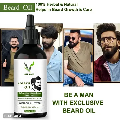 Essential Beard Hair Growth Oil- Best Beard Oil For Mens, Beard Growth Oil