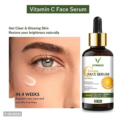 Vitamin C Serum Natural Ingredients with The Essential Vitamins and Hyaluronic Acid