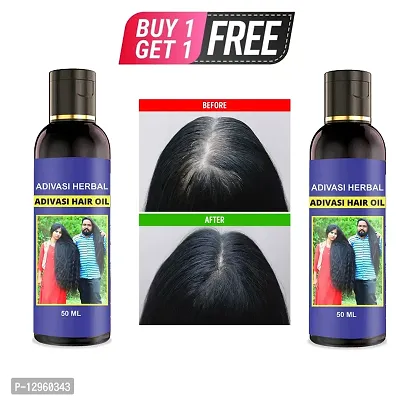 Adivasi Neelambari hair care oil Best hair growth oil Hair Oil  50 ml) Hair Oil   50 ml) BUY 1 GET 1 FREE-thumb0