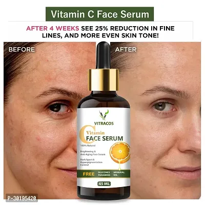 vitamin C Serum Natural Ingredients with The Essential Vitamins and Hyaluronic Acid