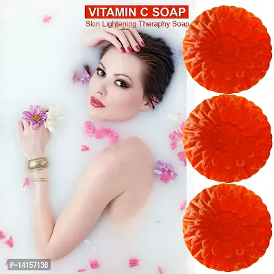 Vitamin C Natural Soap For Gentle And Effective Cleansing Pack Of 3-thumb0