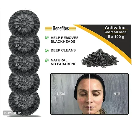 Deep Cleaning  Exfoliating Activated Charcoal Soap For Men  Women