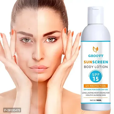 Get Your Glow on Safely  Sunscreen Body Lotion with Shimmering Effect